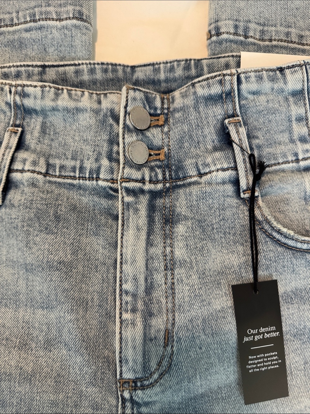 NWT Ann Taylor High Rise Straight Leg Jeans - Picture 3 of 10